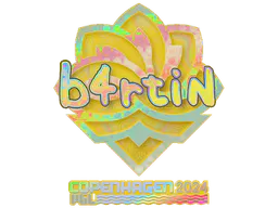 Sticker b4rtiN (Holo) | Copenhagen 2024 - Preço e onde comprar no CS2