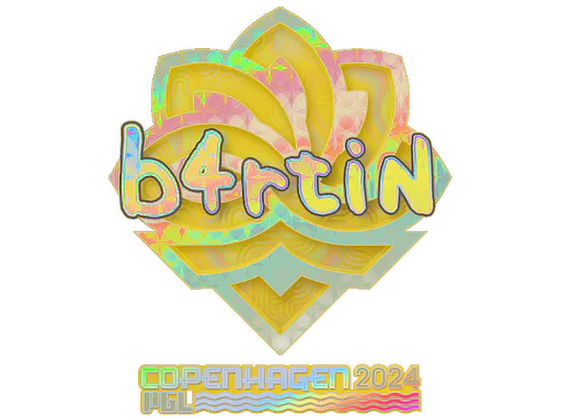 Sticker b4rtiN (Holo) | Copenhagen 2024 - Preço e onde comprar no CS2