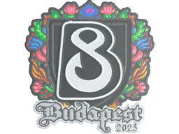 Sticker B8 (Embroidered) | Budapest 2025 - Preço e onde comprar no CS2