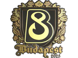 Sticker B8 (Gold) | Budapest 2025 - Preço e onde comprar no CS2