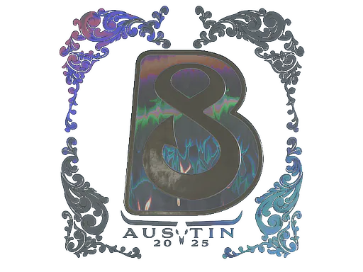 Sticker B8 (Holo) | Austin 2025 - Preço e onde comprar no CS2