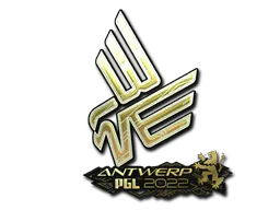 Sticker Bad News Eagles (Gold) | Antwerp 2022 - Preço e onde comprar no CS2