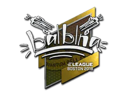 Sticker balblna | Boston 2018 - Preço e onde comprar no CS2