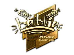 Sticker balblna (Gold) | Boston 2018 - Preço e onde comprar no CS2
