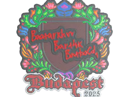 Sticker Bart4k (Embroidered) | Budapest 2025 - Preço e onde comprar no CS2