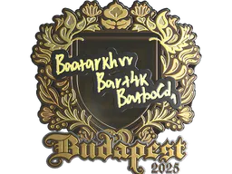 Sticker Bart4k (Gold) | Budapest 2025 - Preço e onde comprar no CS2