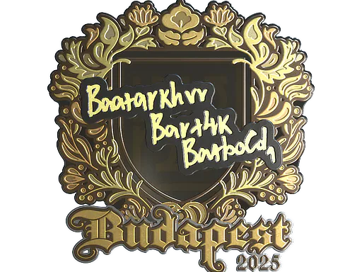 Sticker Bart4k (Gold) | Budapest 2025 - Preço e onde comprar no CS2