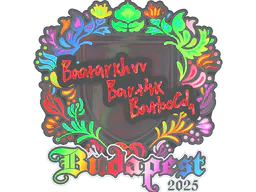 Sticker Bart4k (Holo) | Budapest 2025 - Preço e onde comprar no CS2