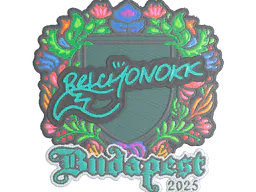 Sticker BELCHONOKK (Embroidered) | Budapest 2025 - Preço e onde comprar no CS2