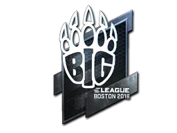 Sticker BIG (Foil) | Boston 2018 - Preço e onde comprar no CS2