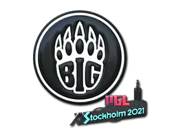 Sticker BIG (Foil) | Stockholm 2021 - Preço e onde comprar no CS2