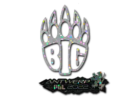 Sticker BIG (Glitter) | Antwerp 2022 - Preço e onde comprar no CS2