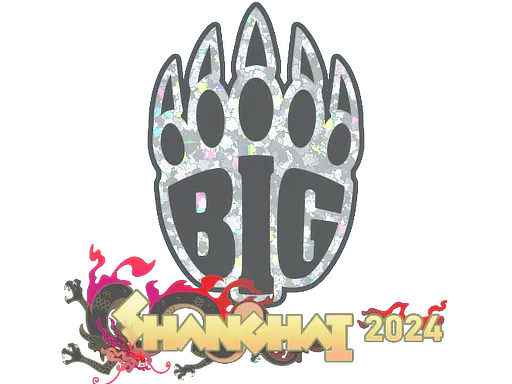 Sticker BIG (Glitter) | Shanghai 2024 - Preço e onde comprar no CS2