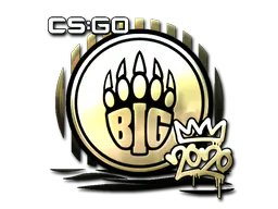 Sticker BIG (Gold) | 2020 RMR - Preço e onde comprar no CS2