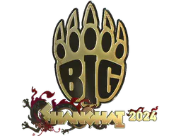 Sticker BIG (Gold) | Shanghai 2024 - Preço e onde comprar no CS2