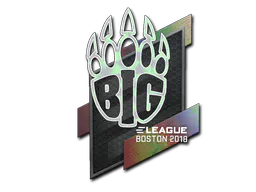 Sticker BIG (Holo) | Boston 2018 - Preço e onde comprar no CS2
