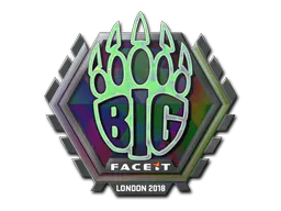 Sticker BIG (Holo) | London 2018 - Preço e onde comprar no CS2