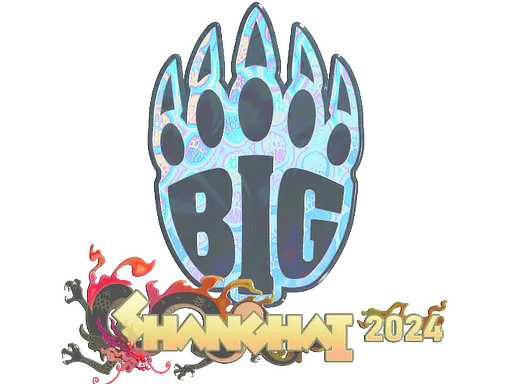 Sticker BIG (Holo) | Shanghai 2024 - Preço e onde comprar no CS2