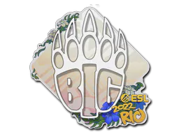 Sticker BIG | Rio 2022 - Preço e onde comprar no CS2