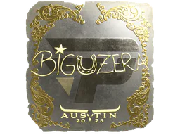 Sticker biguzera (Gold) | Austin 2025 - Preço e onde comprar no CS2