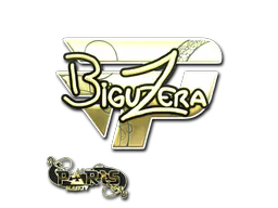 Sticker biguzera (Gold) | Paris 2023 - Preço e onde comprar no CS2