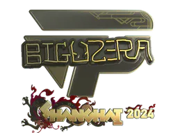 Sticker biguzera (Gold) | Shanghai 2024 - Preço e onde comprar no CS2