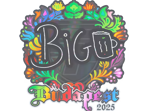 Sticker biguzera (Holo) | Budapest 2025 - Preço e onde comprar no CS2