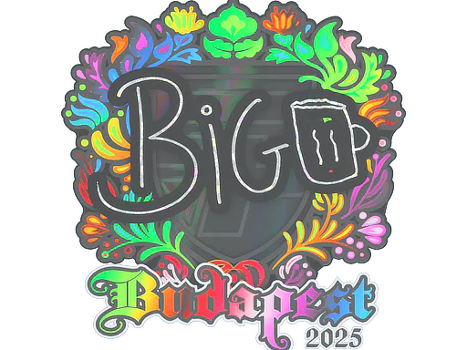 Sticker biguzera (Holo) | Budapest 2025 - Preço e onde comprar no CS2