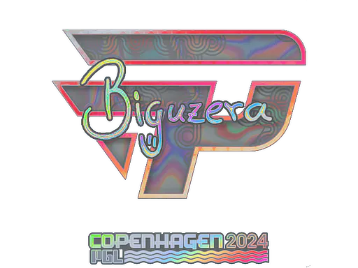 Sticker biguzera (Holo) | Copenhagen 2024 - Preço e onde comprar no CS2
