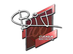 Sticker BIT | Boston 2018 - Preço e onde comprar no CS2
