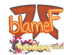 Sticker blameF | Shanghai 2024 - Preço e onde comprar no CS2