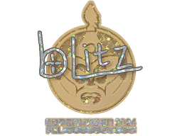 Sticker bLitz (Glitter) | Copenhagen 2024 - Preço e onde comprar no CS2