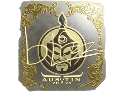 Sticker bLitz (Gold) | Austin 2025 - Preço e onde comprar no CS2