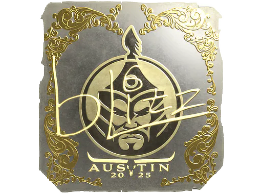 Sticker bLitz (Gold) | Austin 2025 - Preço e onde comprar no CS2