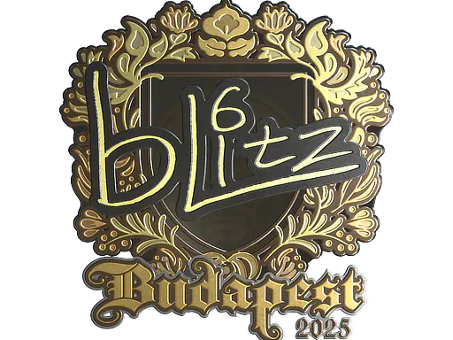 Sticker bLitz (Gold) | Budapest 2025 - Preço e onde comprar no CS2
