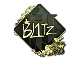 Sticker bLitz (Gold) | Rio 2022 - Preço e onde comprar no CS2