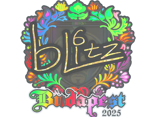 Sticker bLitz (Holo) | Budapest 2025 - Preço e onde comprar no CS2