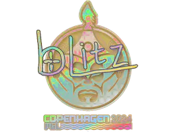 Sticker bLitz (Holo) | Copenhagen 2024 - Preço e onde comprar no CS2