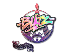 Sticker bLitz (Holo) | Paris 2023 - Preço e onde comprar no CS2