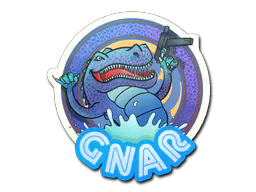 Sticker Blue Gnar - Preço e onde comprar no CS2
