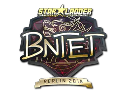 Sticker BnTeT (Gold) | Berlin 2019 - Preço e onde comprar no CS2