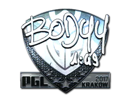 Sticker bodyy (Foil) | Krakow 2017 - Preço e onde comprar no CS2