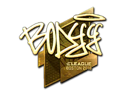 Sticker bodyy (Gold) | Boston 2018 - Preço e onde comprar no CS2