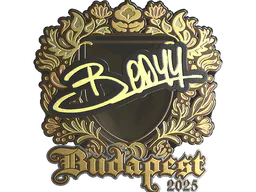 Sticker bodyy (Gold) | Budapest 2025 - Preço e onde comprar no CS2