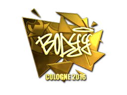 Sticker bodyy (Gold) | Cologne 2016 - Preço e onde comprar no CS2
