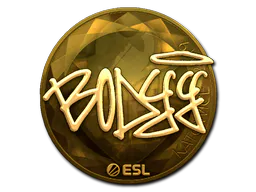 Sticker bodyy (Gold) | Katowice 2019 - Preço e onde comprar no CS2