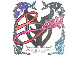 Sticker bodyy (Holo) | Austin 2025 - Preço e onde comprar no CS2