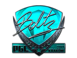 Sticker boltz (Foil) | Krakow 2017 - Preço e onde comprar no CS2
