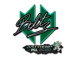 Sticker boltz (Glitter) | Antwerp 2022 - Preço e onde comprar no CS2