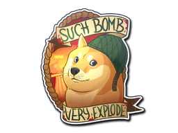 Sticker Bomb Doge - Preço e onde comprar no CS2